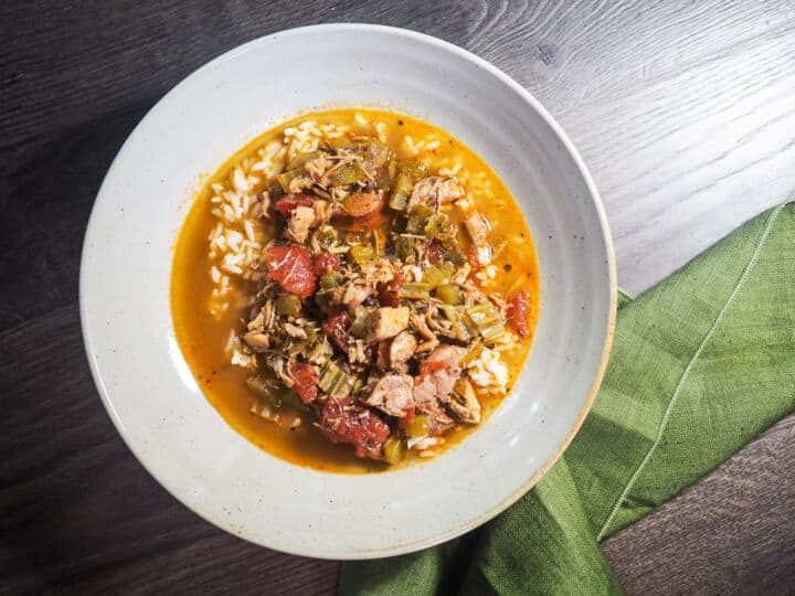 Paleo Roux Paleo Chicken & Sausage Gumbo - Southern Bytes