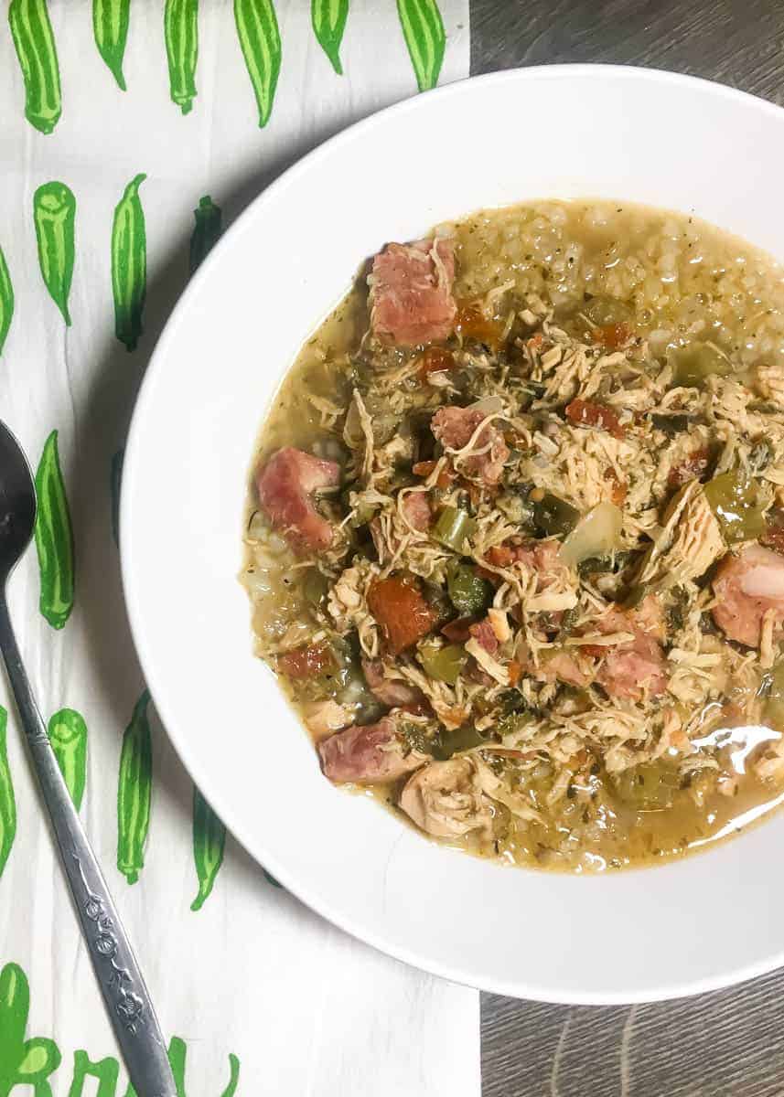 Paleo Chicken and Andouille Sausage Creole Gumbo - Southern Bytes