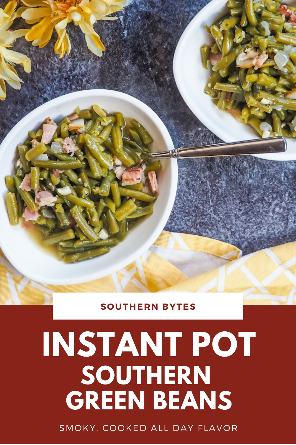Southern Style Green Beans - Instant Pot - Southern Bytes