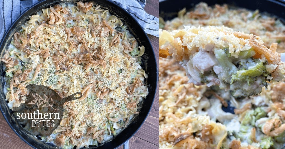 Cheesy Chicken & Broccoli Noodle Casserole Southern Bytes