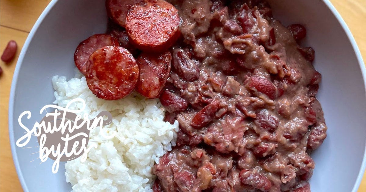 Slow Cooker Red Beans and Rice Recipe - Add a Pinch